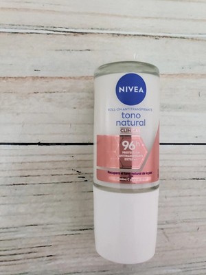 3X Nivea Desodorante Tono Natural Deo Mujer Clinical 96h Roll-on Deodorant NEW!