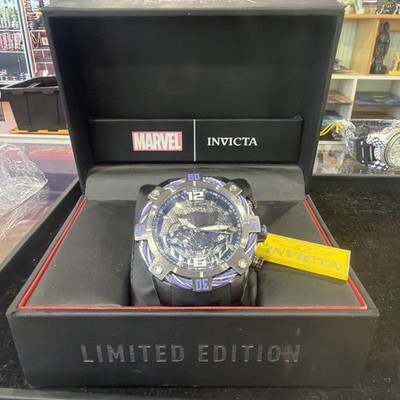 Invicta Marvel Black Panther Men's Watch - 52mm, Black (33161) Limited Edition