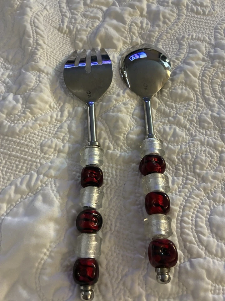Pampered Chef Beaded Serving Set 2 Piece  – NIP - Image 3 of 4