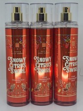 Bath Body Works Snowy Citrus Swirl Fine Fragrance Mist x3