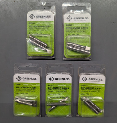 Lot of 5 Greenlee 03961 Replacement Blade Kits for G2090 P2095 Cable Stripper
