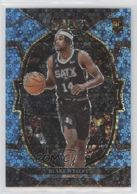 2022-23 Panini Select Concourse Light Blue Disco Prizm 5/99 Blake Wesley #97 pj5