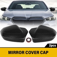 L+R Spiegelkappen Gehäuse Für BMW 5er G60 G61 7er G70 X3 G45 i5 i7 Carbon-Optik