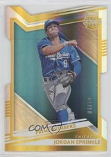 2022 Elite Extra Edition Prime Numbers Gold Die-Cut 6/10 Jordan Sprinkle 0c57