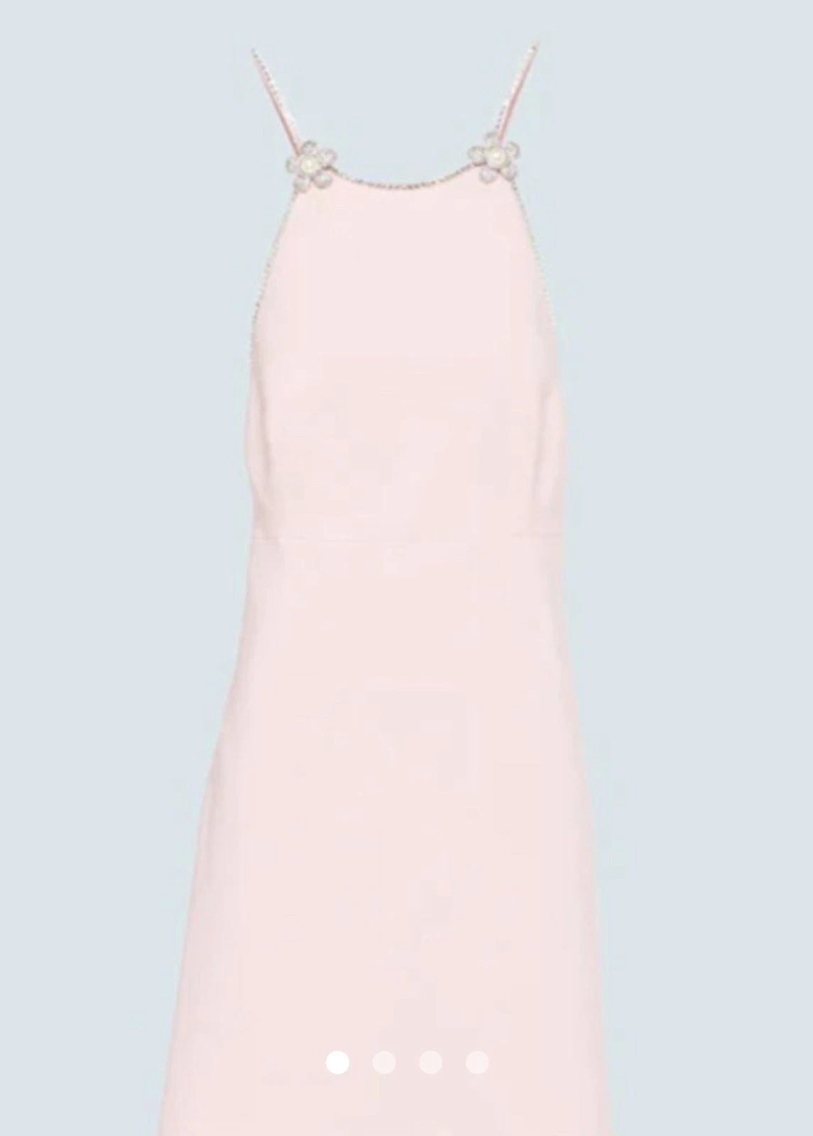 Mini Abito Miu Miu Impreziosito da Cristalli Taglia S IT 38