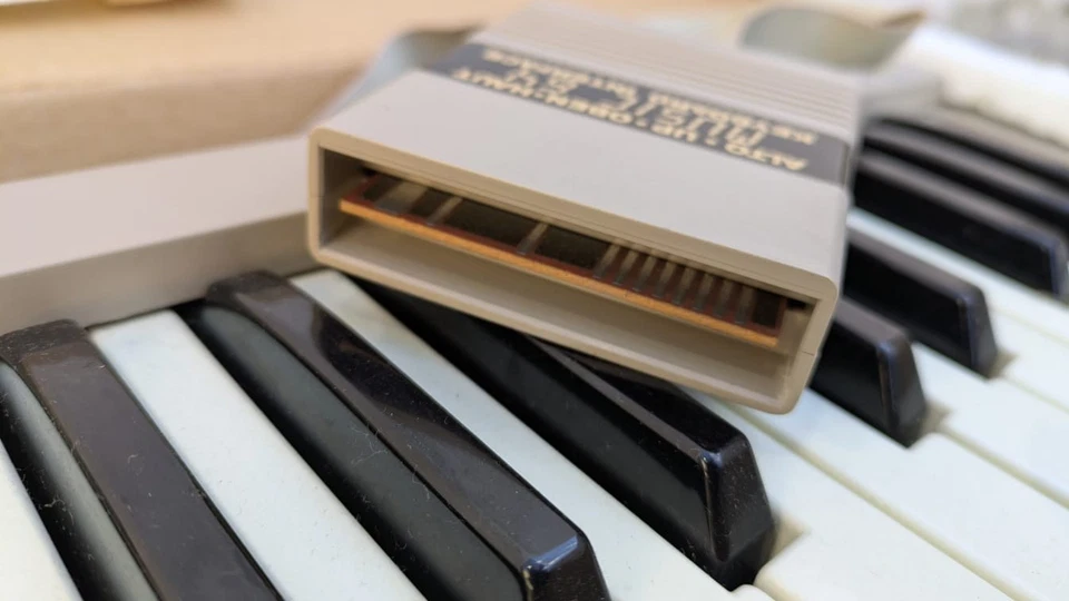 Retro PC Commodore 64 Tastiera MUSIC Novel Manuale Cassetta Scatola - Bild 4 von 4