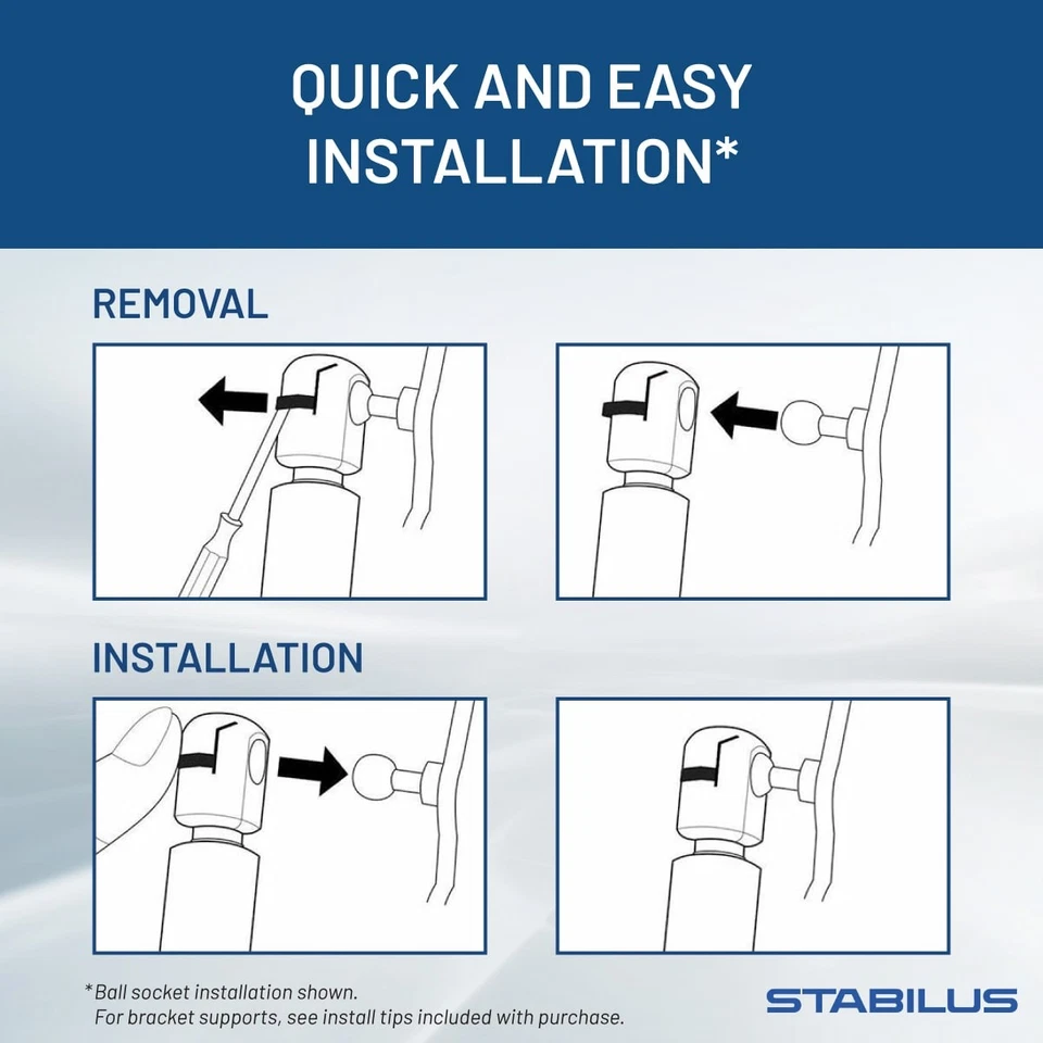 Qty 1 Stabilus 4G-363952 适合梅赛德斯转向减震器 — 第 3/4 张图片