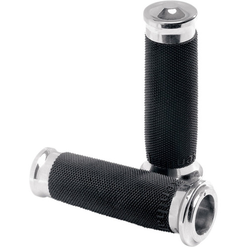 Performance Machine - 0063-2044-CH - Apex Grips, Chrome For Harley-Davidson - Picture 1 of 4