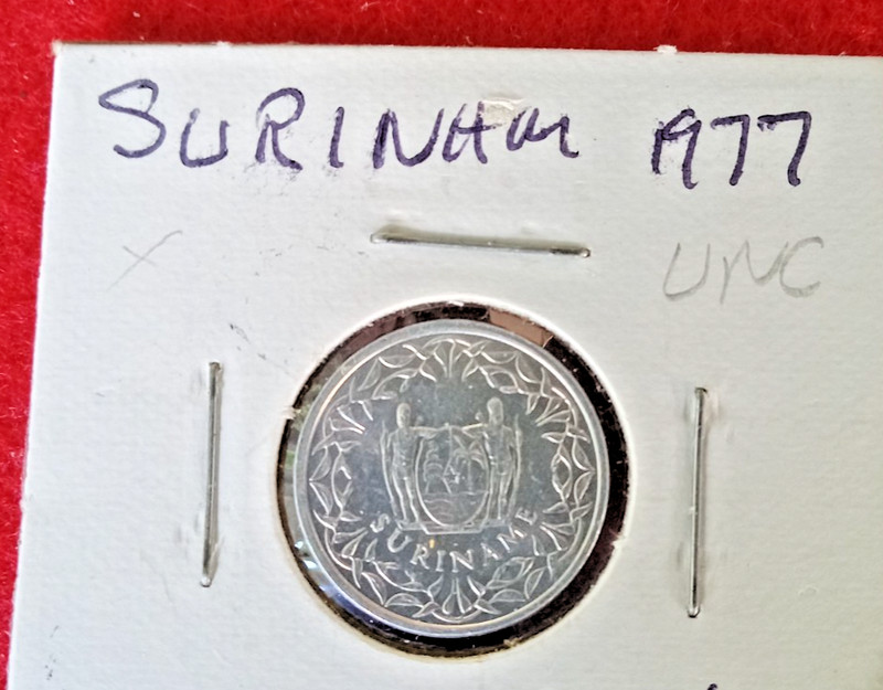 Foreign Coin       SURINAM 1977 One Cent  Uncirculated