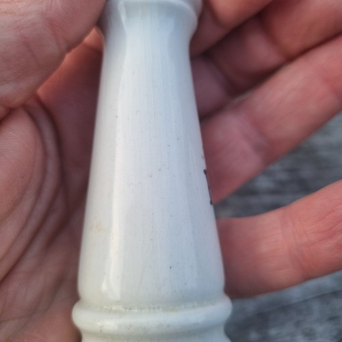 Antique Victorian White Porcelain Pull Flush Cistern Handle Bathroom Fitting - Picture 7 of 14