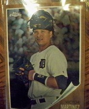 2011 Topps Heritage Reprint Chrome Baseball Card Of Victory Martinez #C186  #854
