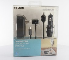 Belkin Dual Charger Kit for iPod and Mobile Phones F8Z958 