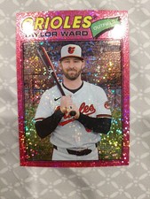 2026 Topps Heritage Taylor Ward Pink Sparkle #258 
