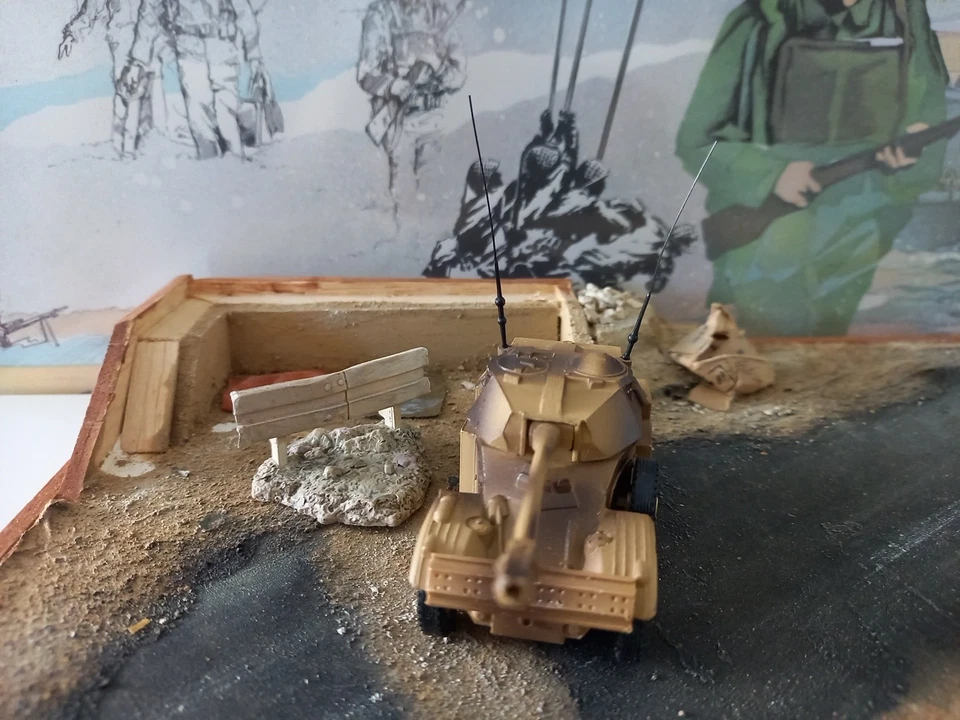 PANHARD AML H90.  2 ANTENNES. SOLIDO.1/50 - Photo 2/4