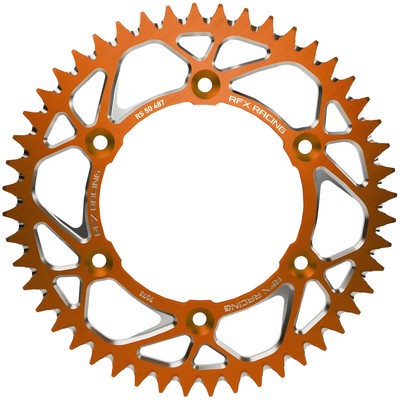 Kettenrad RFX Pro Series Elite Aluminium 428 CNC-gefräst orange
