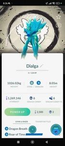 Pokémon G0 - Shiny Dialga - Roar Of Time BG Go fest 2026 - Mini P T C