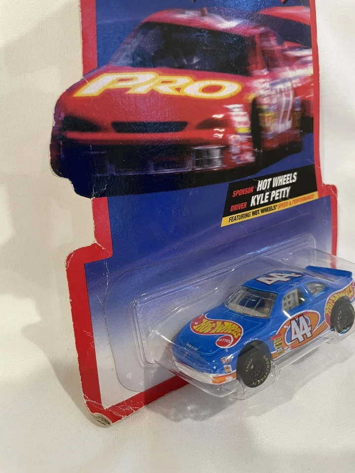 Hot Wheels Pro Racing 1997 Kyle Petty #44 Pontiac Grand Prix azul diecast NASCAR Foto 3 de 4