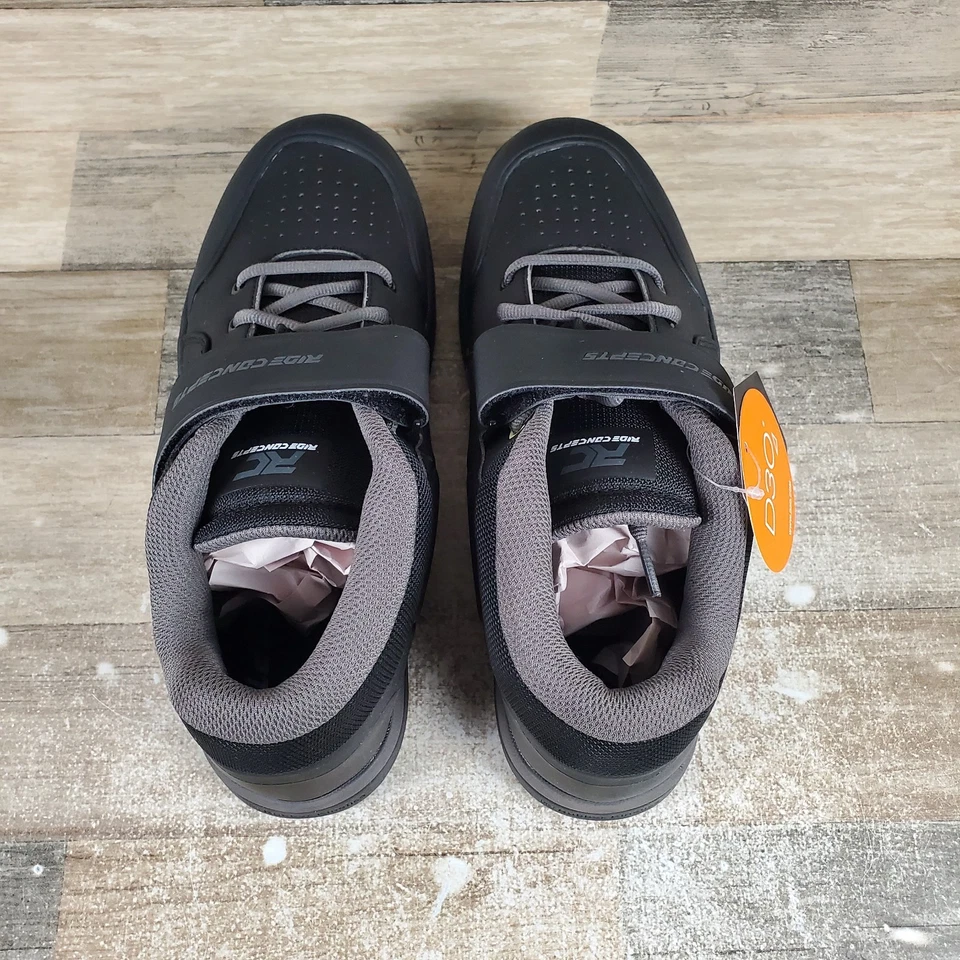 Ride Concepts TNT Mens Bike Shoes Sz 11.5 Black Noir Lace-Up Round Toe Low Top - Image 4 of 4