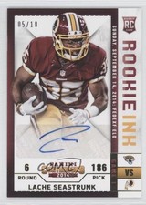 2014 Panini Contenders Rookie Ink Gold 5/10 Lache Seastrunk #12 Auto 7i2