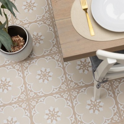 Floor Pops Daphne natur 30,48 cm x 30,48 cm selbstklebende Vinylbodenfliesen