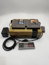 Nintendo NES Console Bundle w/ Mario Duck Hunt Rambo Tested Working