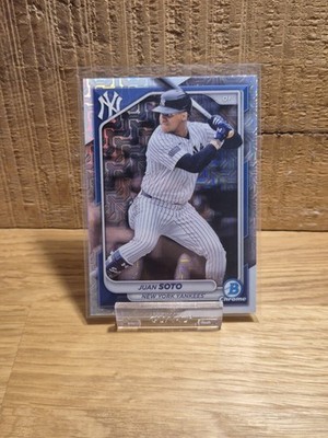 2024 Topps Bowman Chrome Juan Soto New York Yankees #89 Mojo Refractor