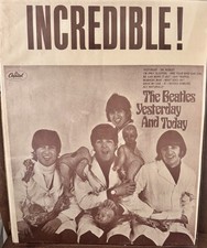 The Beatles 16 x 20 Ltd Edition Yesterday and Today Butcher Cover Poster