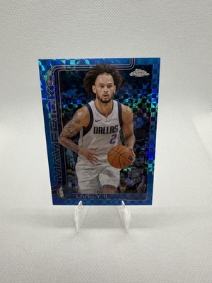 2025-26 Topps Chrome - Dereck Lively #72 Blue X-Fractor Color Match