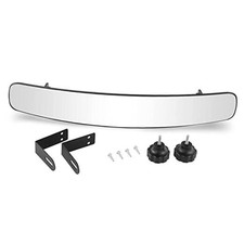 Golf Cart Rear View Mirror Fits EZGO Club Car Yamaha, 16.5 Inch Extra Wide