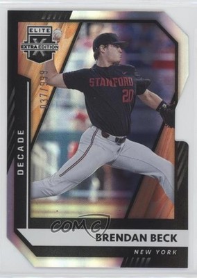 2021 Panini Elite Extra Edition Decade Die-Cut 37/203 Brendan Beck #55 6q5