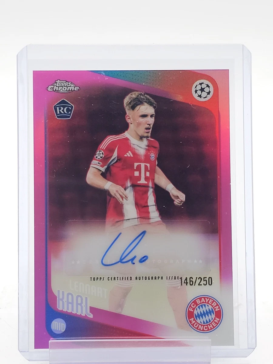 Soccer Bayern Munich Autographed Sports Trading Cards