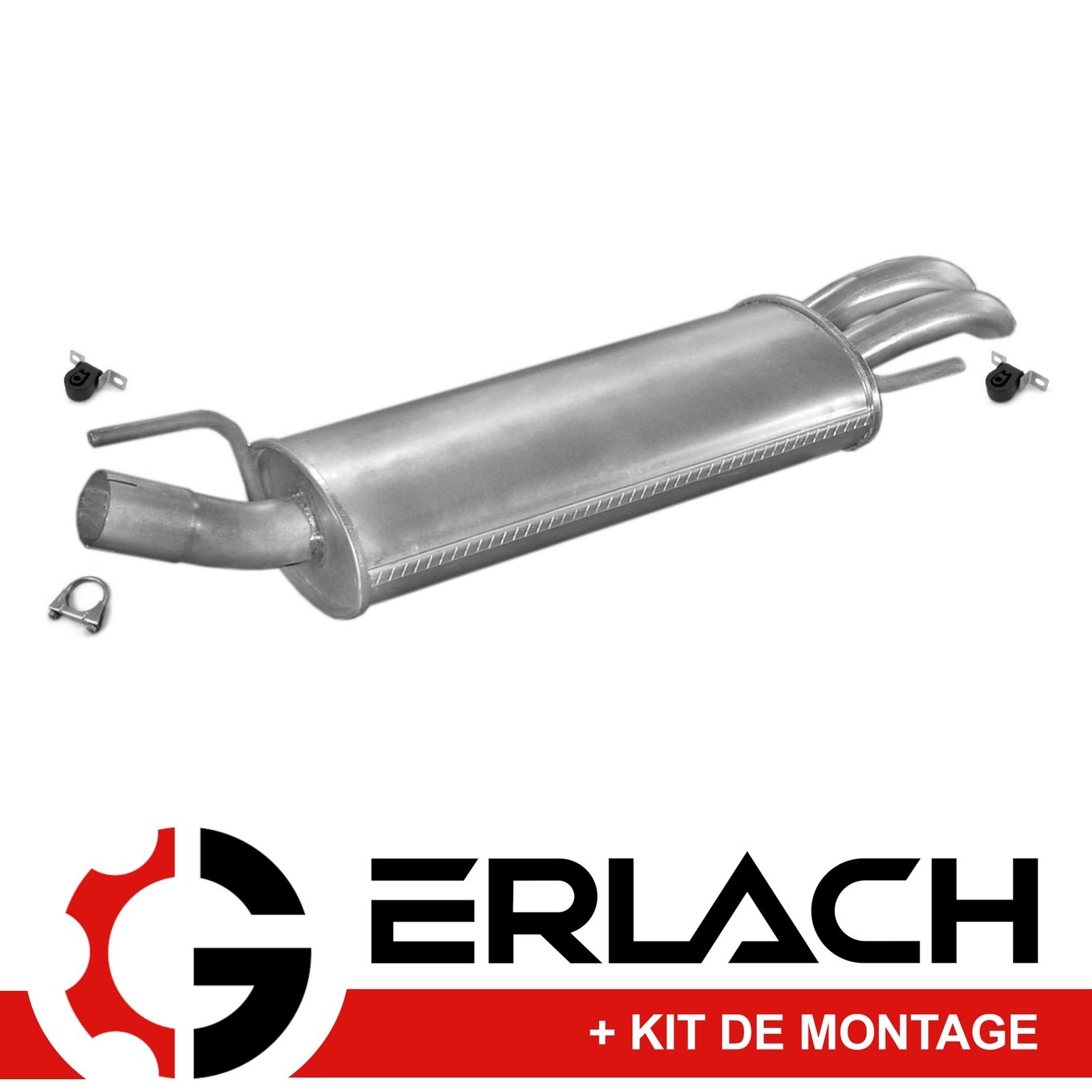 Silencieux arriere performant pour VW Golf 3 4 pot echappement acier anti rouille