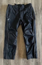 Olympia Moto Sports Riding Pants Men's 40 Black Hip Knee Pads Cordura Motorcycle