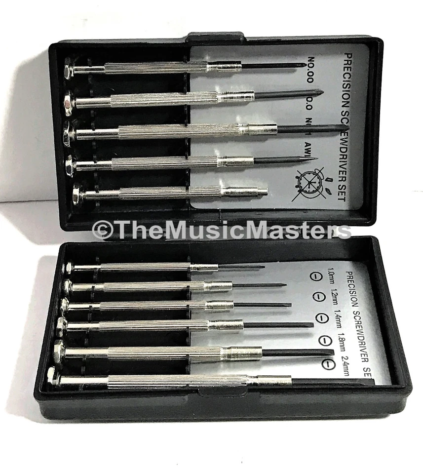 11 Piece Precision Mini Screwdriver Set Hand Tool Eyeglasses Watch Repair Kit - Image 3 of 4
