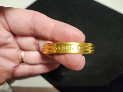 SABONA London Cuff Bracelet Two Tone Gold/Silver Color Copper