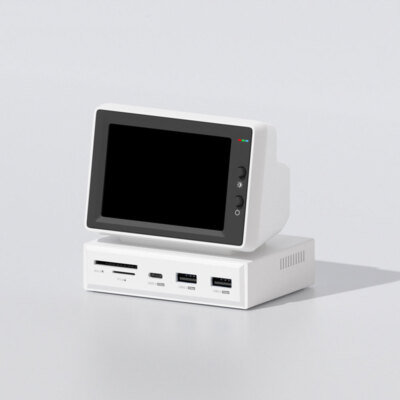 HAGIBIS Mini Monitor Secondary Screen USB-C Docking Station