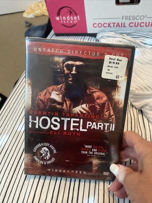 Hostel: Part 2 Unrated Directors Cut DVD NEW Widescreen