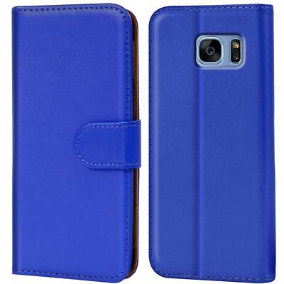 Schutz Hülle Für Samsung Galaxy S7 Handy Klapp Schutz Tasche Book Slim Flip Case