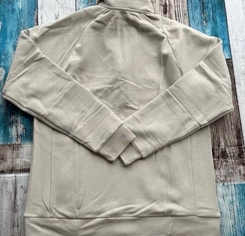 NEW large tek gear men’s fleece jacket Tan Full Zip Pit 23 Length 28 - Picture 4 of 4