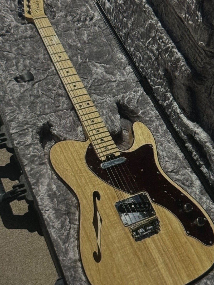 ギター Fender TelecasterThinline American Elite Fender American Elite Telecaster Thinline - Natural With