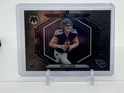 2023 Panini Mosaic Football Will Levis NFL Debut Rookie RC Tennessee Titans