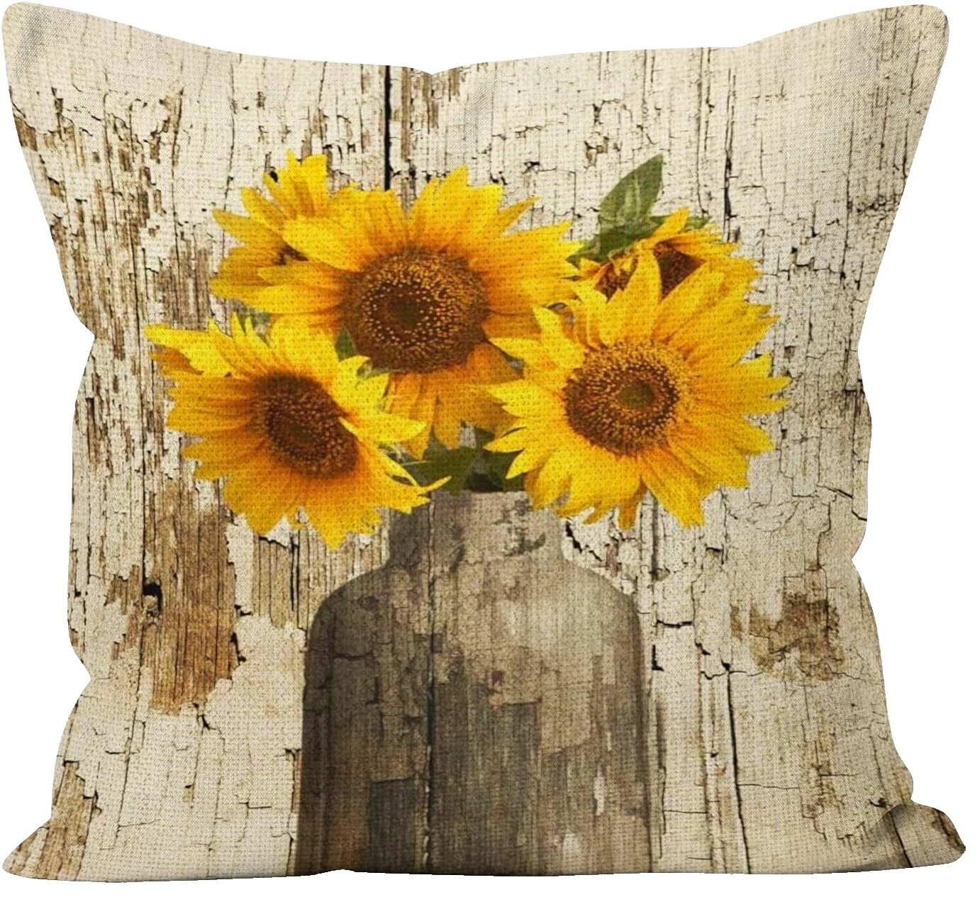 Rústico/primitivo Floral 100% Algodón Almohadas de Decoración para el Hogar