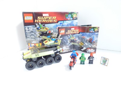 LEGO Marvel 76017 Captain America vs Hydra Set With Box Instructions & Figures