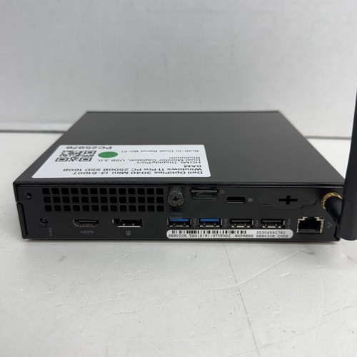 Dell OptiPlex 3040 i3-6100T Windows 11 Pro Mini PC 250GB SSD 16GB RAM Wi-Fi - Photo 5/7