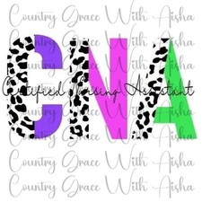 Sublimation Transfer CNA Animal Print Ready To Press Heat Transfer