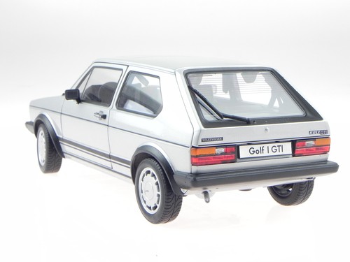 VW Golf 1 GTI Serie 2 1982 silver modelcar 18039 Welly 1:18 - Picture 5 of 7