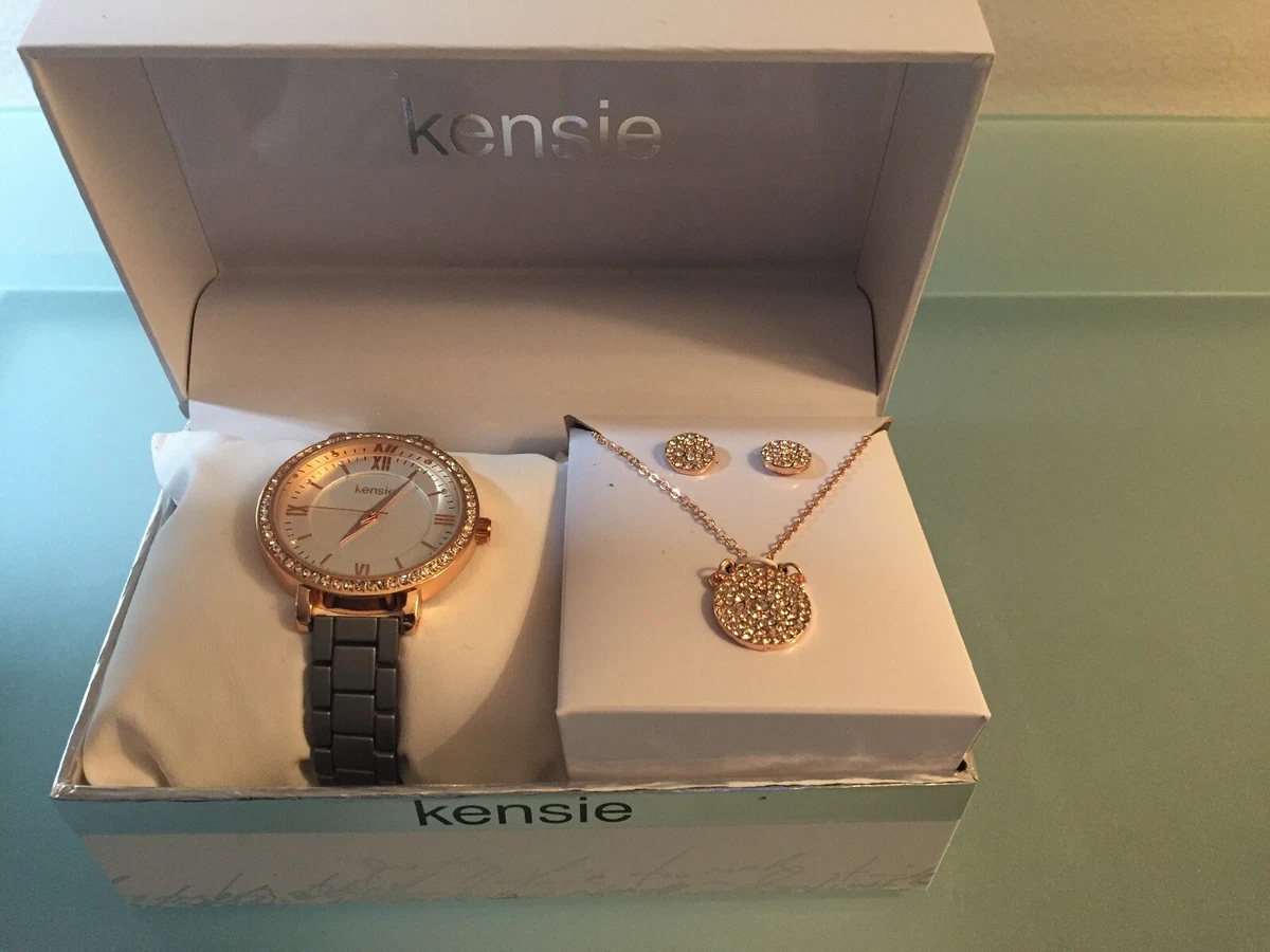 Kensie watch hotsell and bracelet set