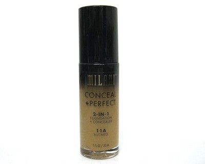 Milani Conceal+Perfect 2 in 1 Foundation and Concealer (2 Bottle Bundle)