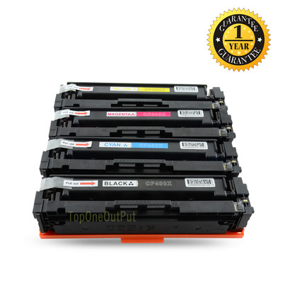 4Pk CF400X Color BK Toner for HP 201X Color LaserJet Pro M252dw M252 MFP M277dw