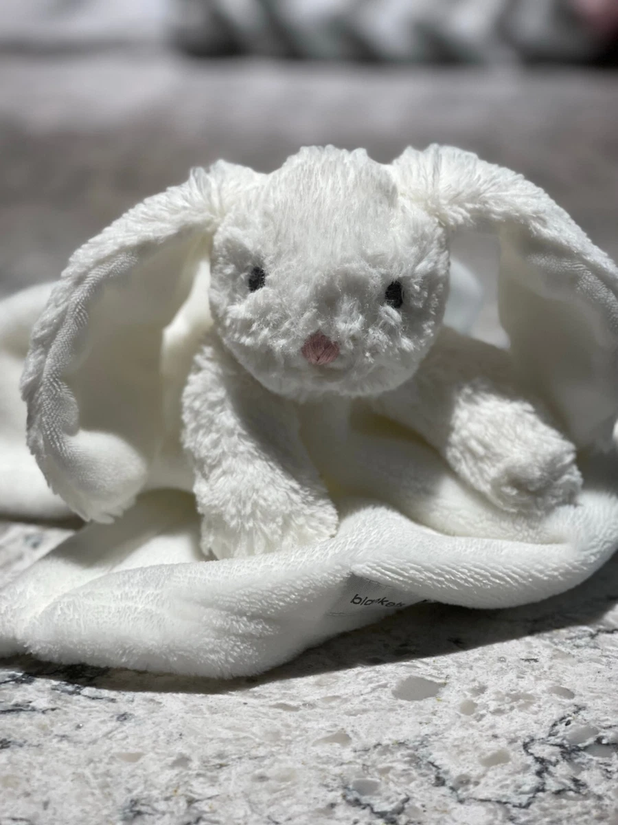 Blankets Beyond Baby Security Blanket White Bunny Floppy Ear
